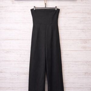 Wild Fable Black Strapless Jumpsuit